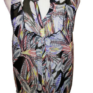 NWT Weavers Sheer Feather Top M